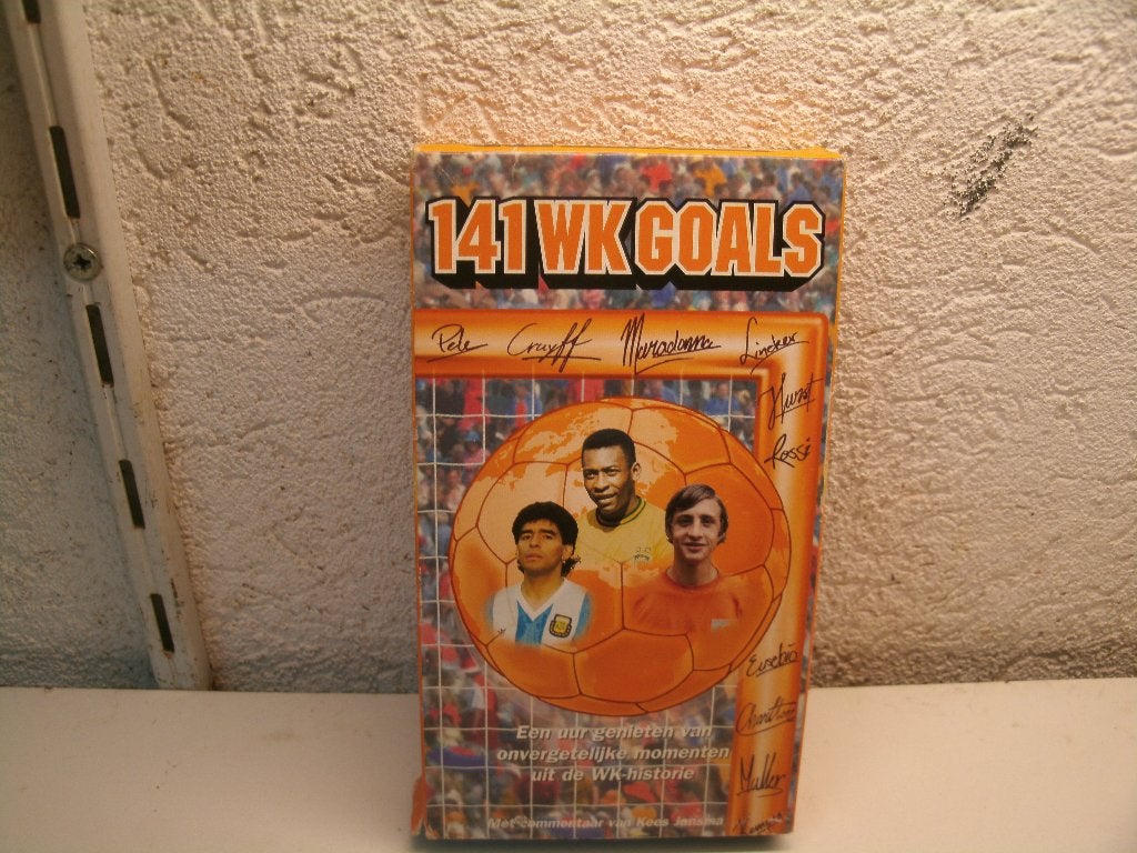 vhs 75b wk goals ia oa crijff pele bobby chariton, Cd's en Dvd's, VHS | Film, Alle leeftijden, Ophalen of Verzenden, Gebruikt
