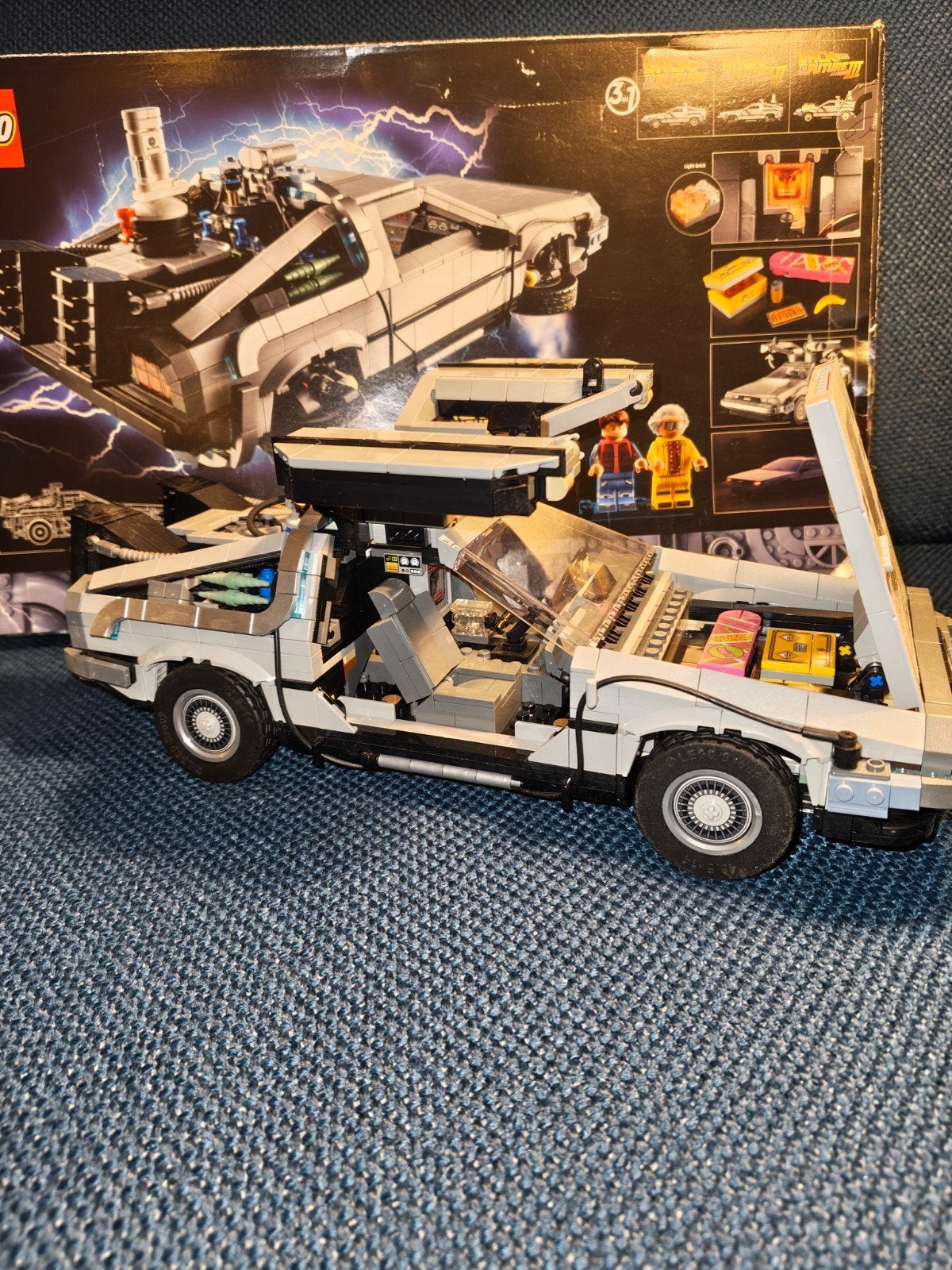 LEGO Back to the Future Tijdmachine (10300) - Zgan, Lego, Ophalen of Verzenden, Compleet, Complete set