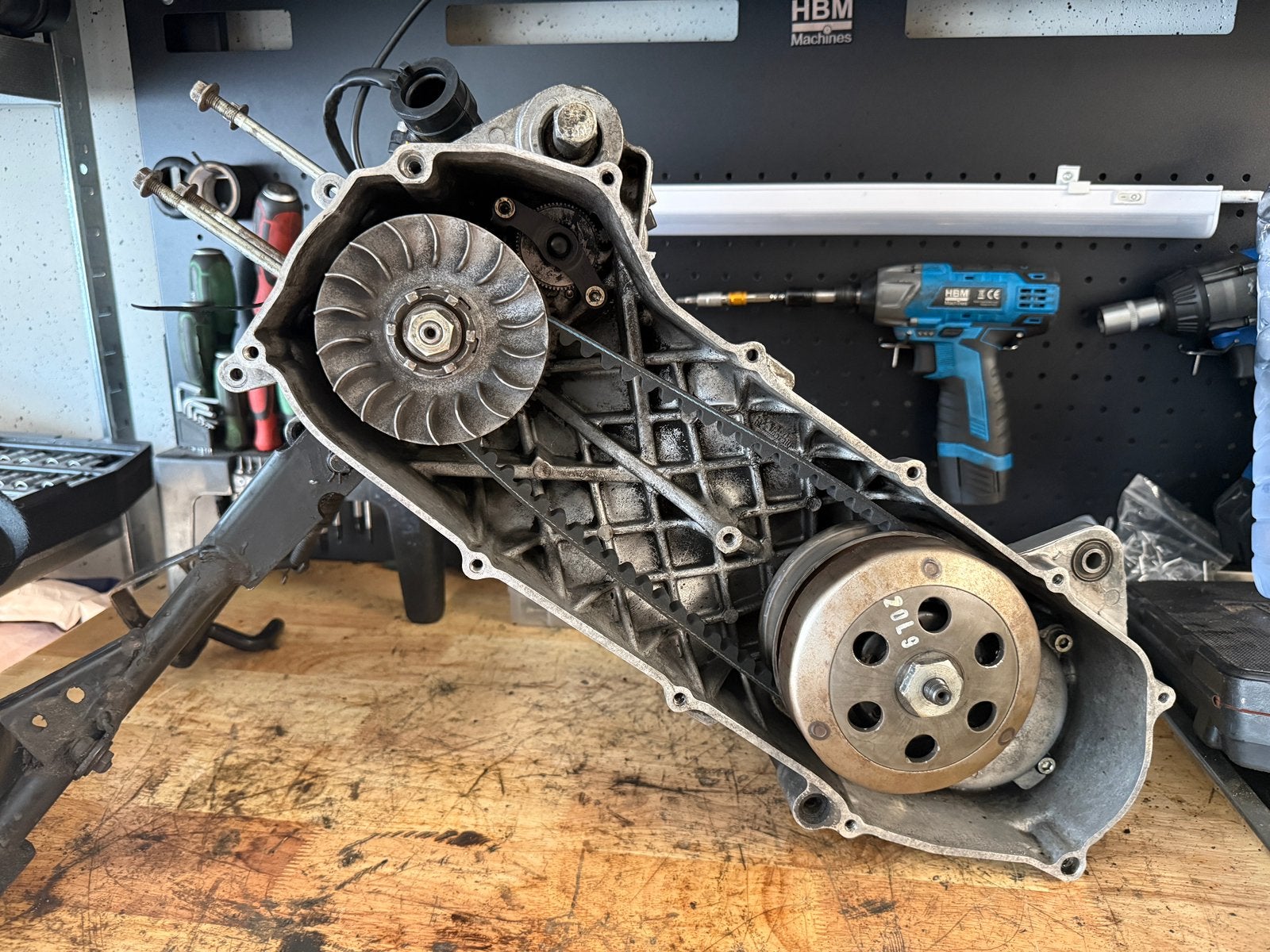 Minarelli horizontaal / Yamaha Aerox motorblok, Ophalen of Verzenden, Zo goed als nieuw, Blok, Yamaha