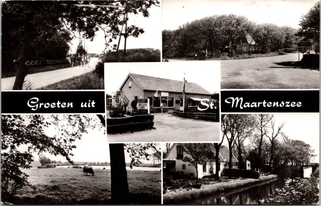 Groeten uit Sint Maartenszee - 3 ansichtkaarten, Verzenden, 1960 tot 1980, Gelopen, Noord-Holland