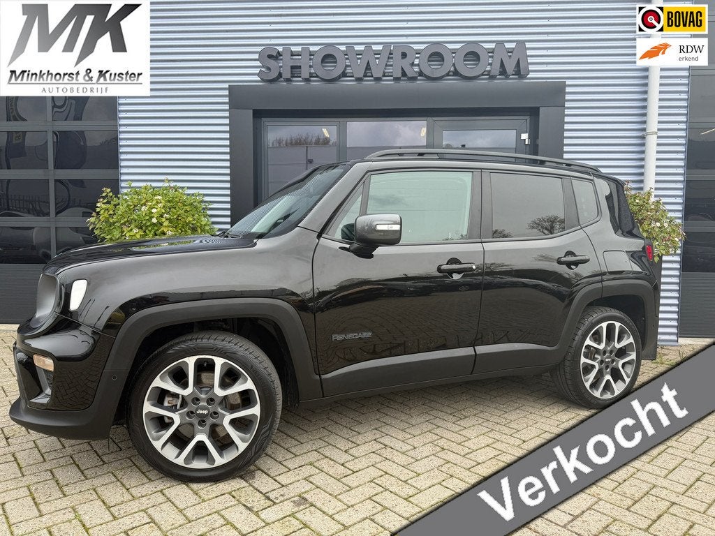 Jeep RENEGADE 4xe 240 Plug-in Hybrid Electric S AUTOMAAT|CAM, Automaat, Stof, Gebruikt, Zwart