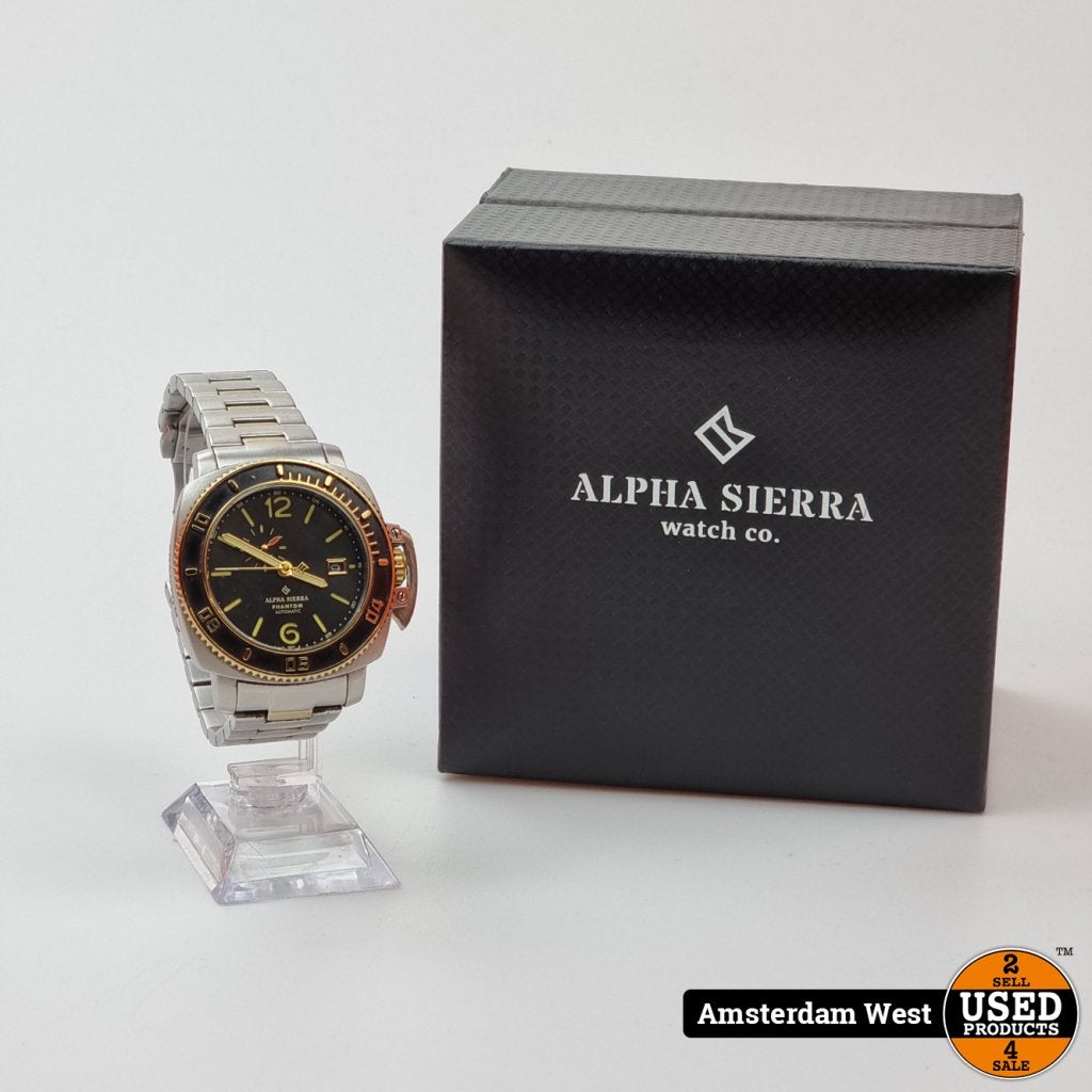 Alpha Sierra Phantom F4-BG004 Horloge, Alpha Sierra, Gebruikt, https://alphasierrawatches.com/pages/contact, Nobelstraat 31, 3846 CE Harderwijk