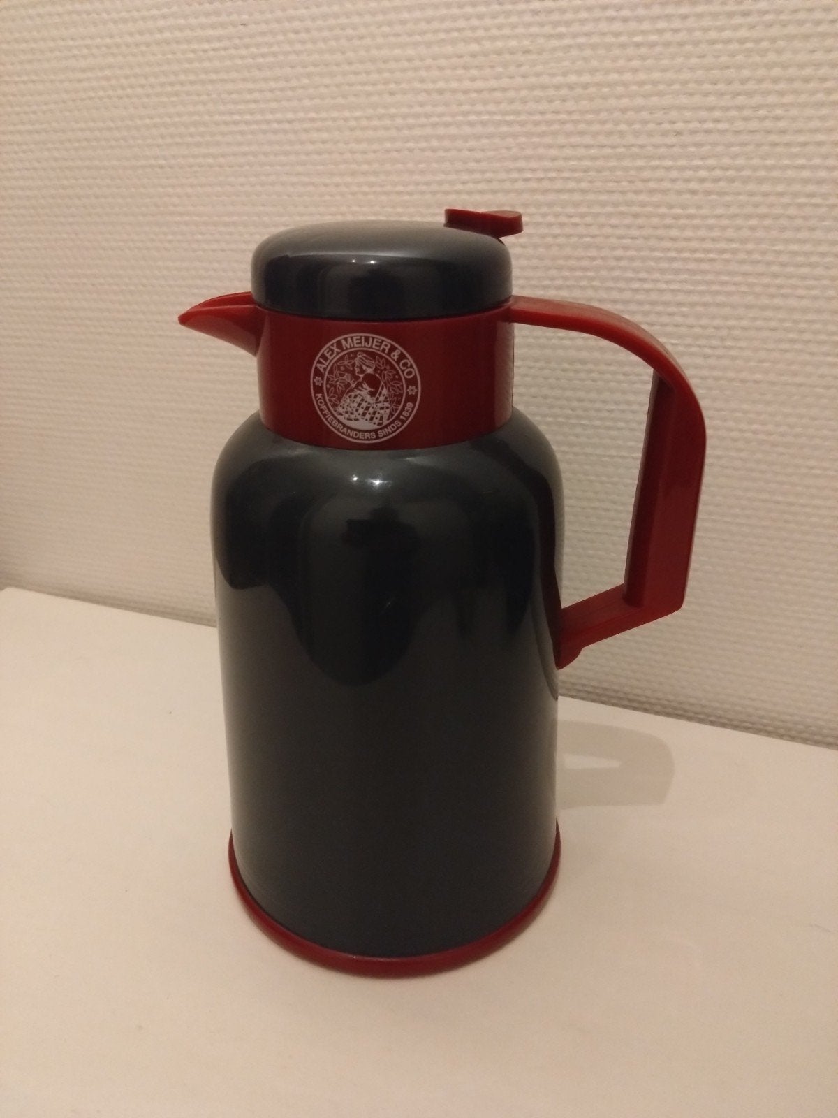 Thermoskan Alex Meijer & co, inhoud 1 liter., Ophalen of Verzenden