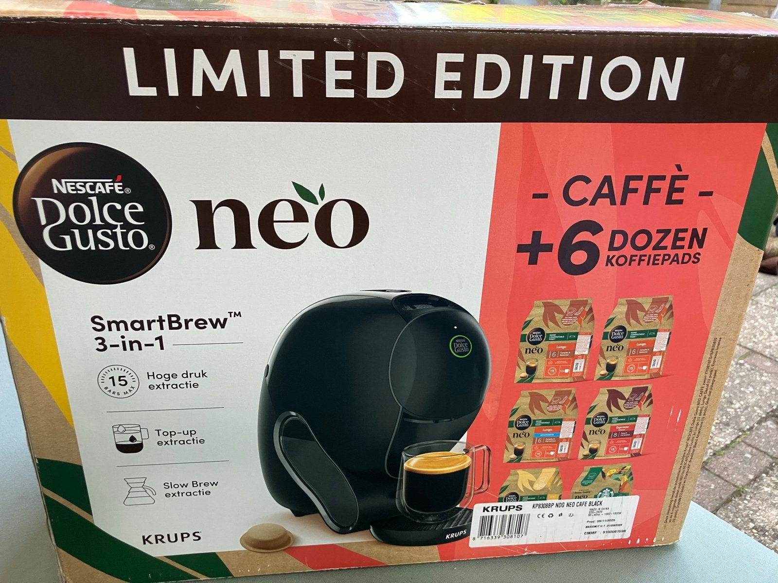 Nescafé Dolce Gusto Neo Limited Edition - Nieuw!, Ophalen of Verzenden, Nieuw, Koffiemachine, Koffiepads en cups