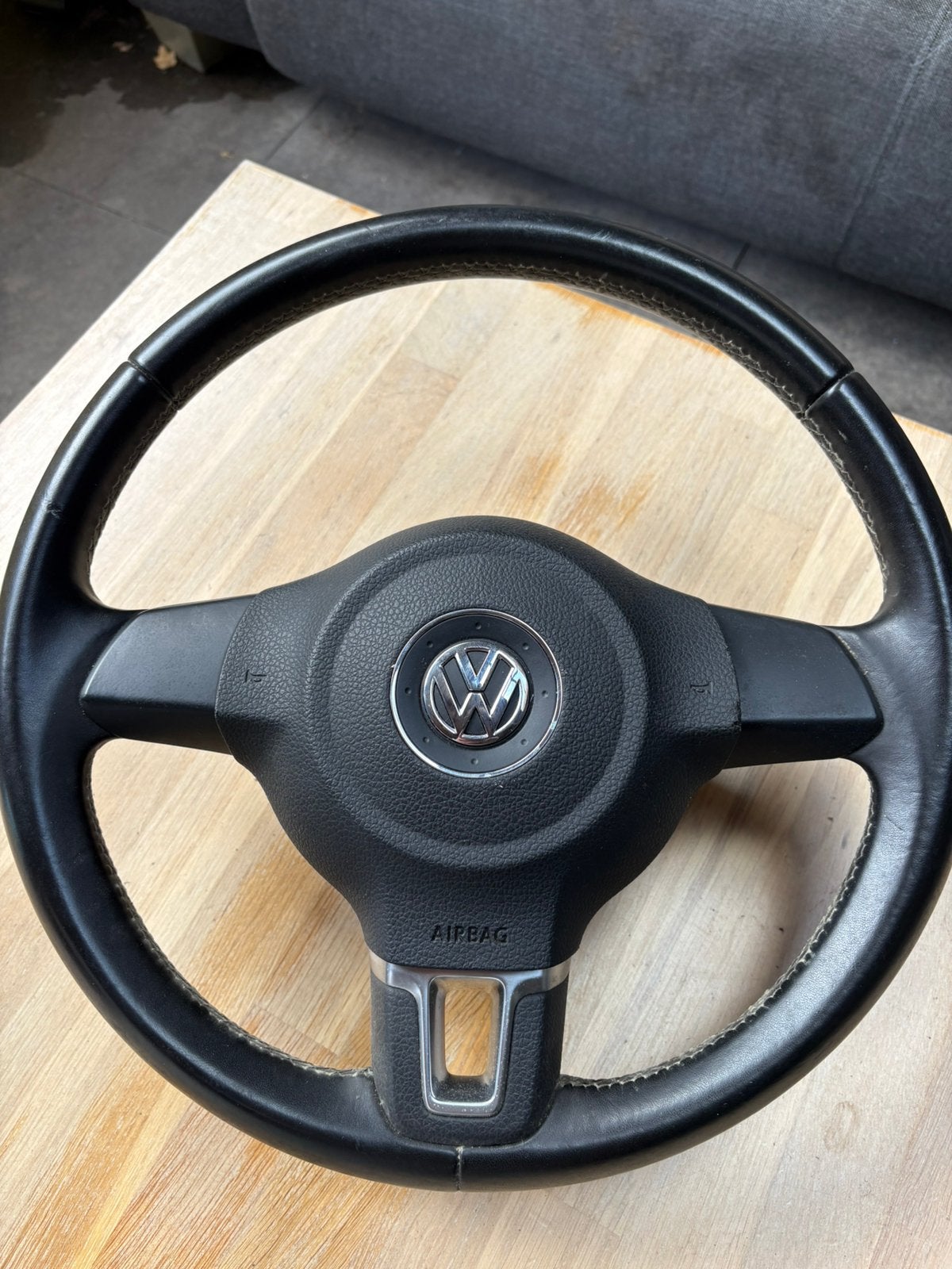 Orgineel volkswagen polo 6R stuur inc airbag, Ophalen, Volkswagen