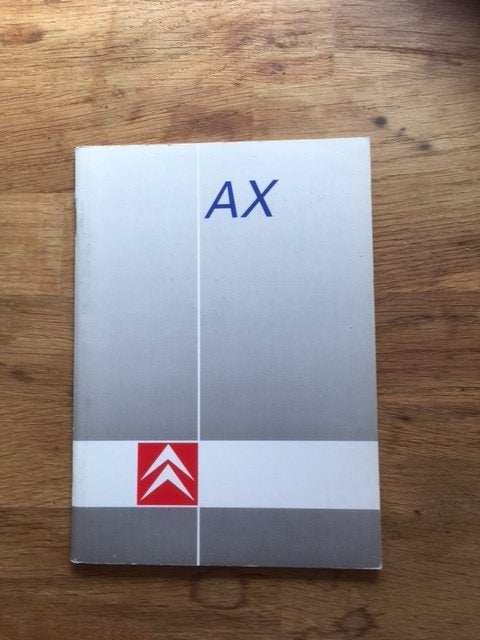 Citroën AX Gebruikershandleiding   1988    NL, Ophalen of Verzenden