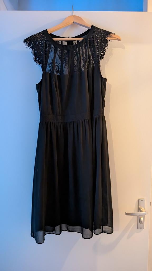 Esprit jurk maat 42 - Elegante zwarte jurk, Kleding | Dames, Zwart, Maat 42/44 (L), Ophalen of Verzenden, Zo goed als nieuw