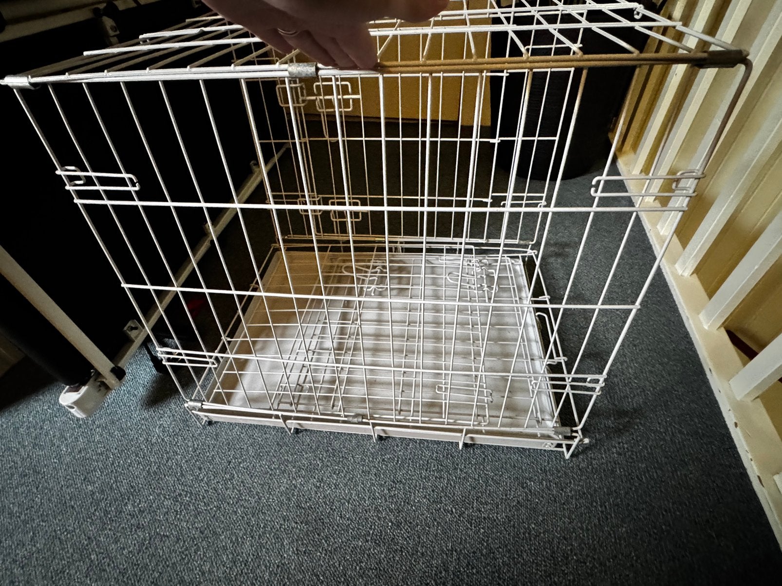 Honden / katten bench, Dieren en Toebehoren, Ophalen, Zo goed als nieuw, Minder dan 75 cm, Minder dan 65 cm