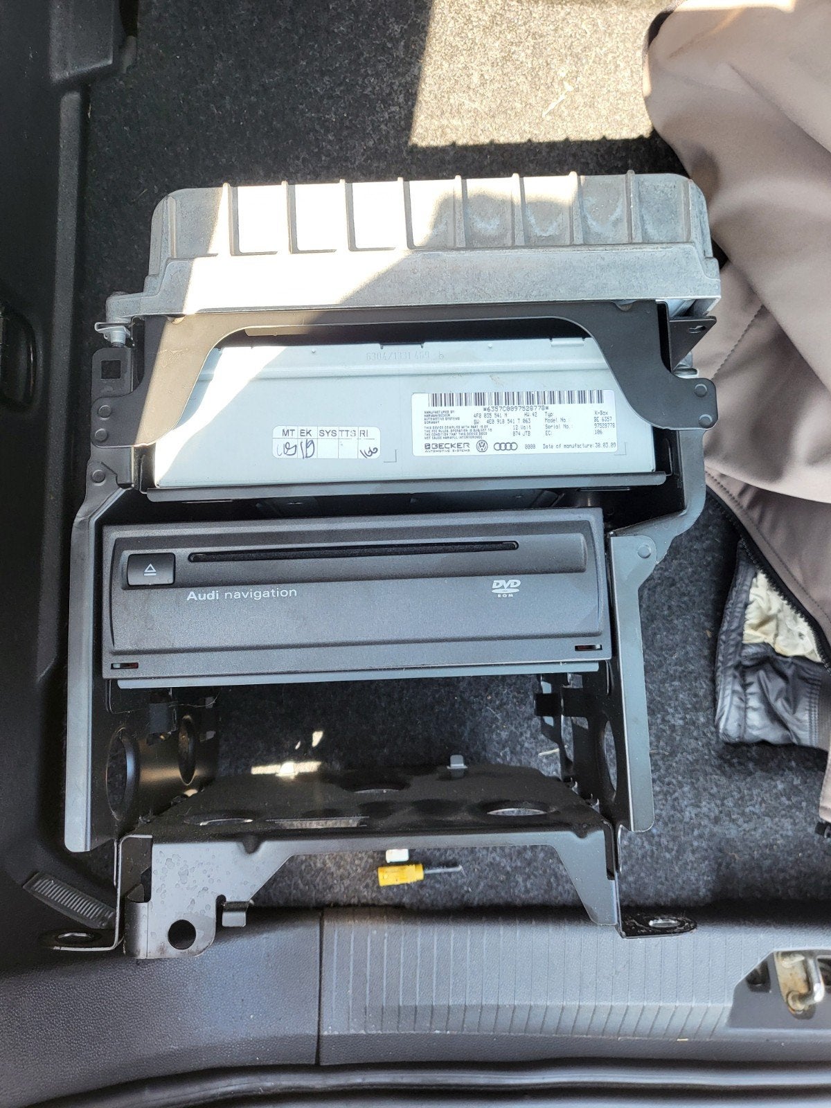 Audi Navigatie MMI 3G High Unit met DVD-speler, Ophalen of Verzenden, Gebruikt