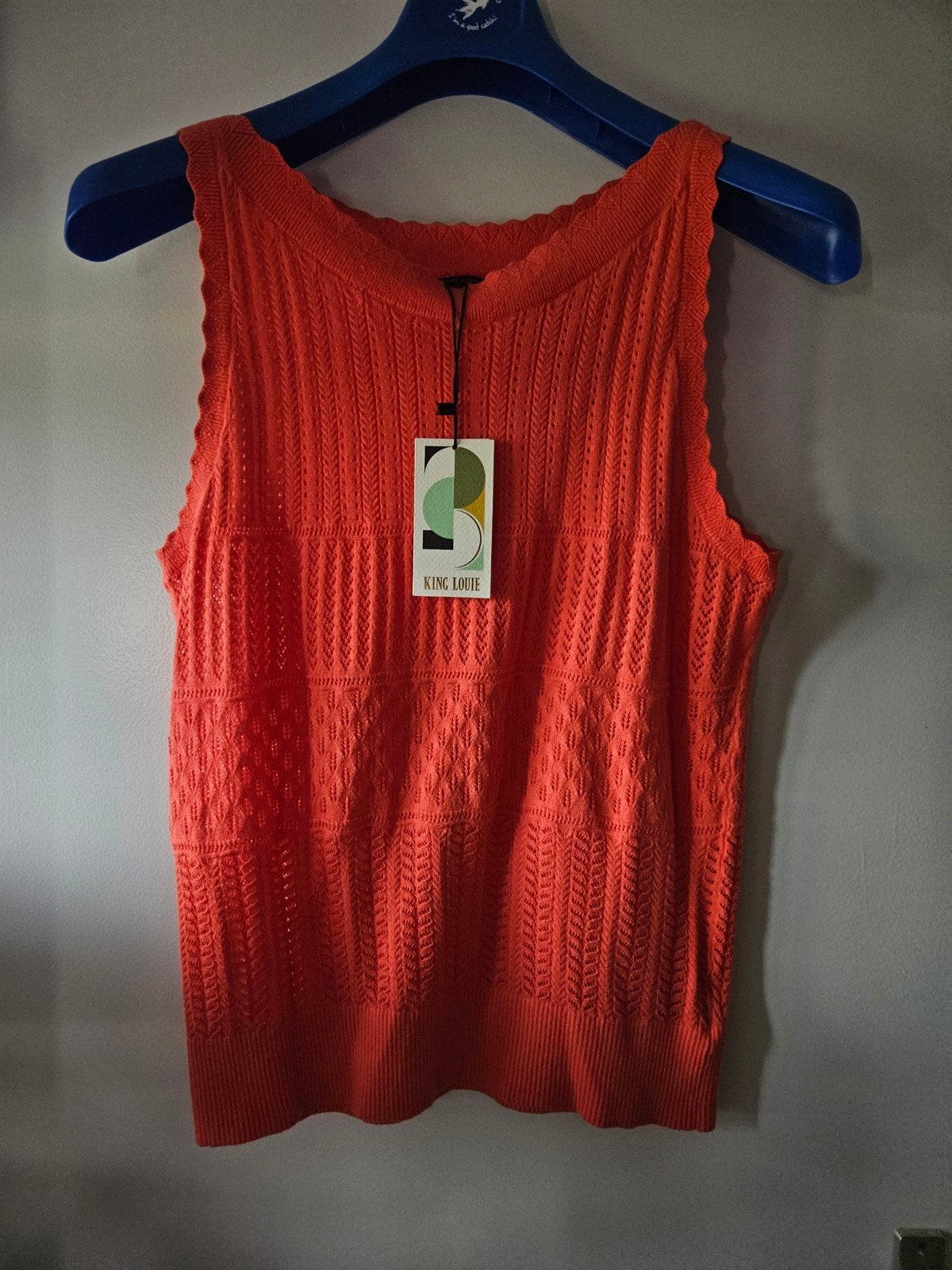 King Louie Nicky Top Maat L NIEUW, Maat 42/44 (L), Onbekend, Nieuw, Oranje