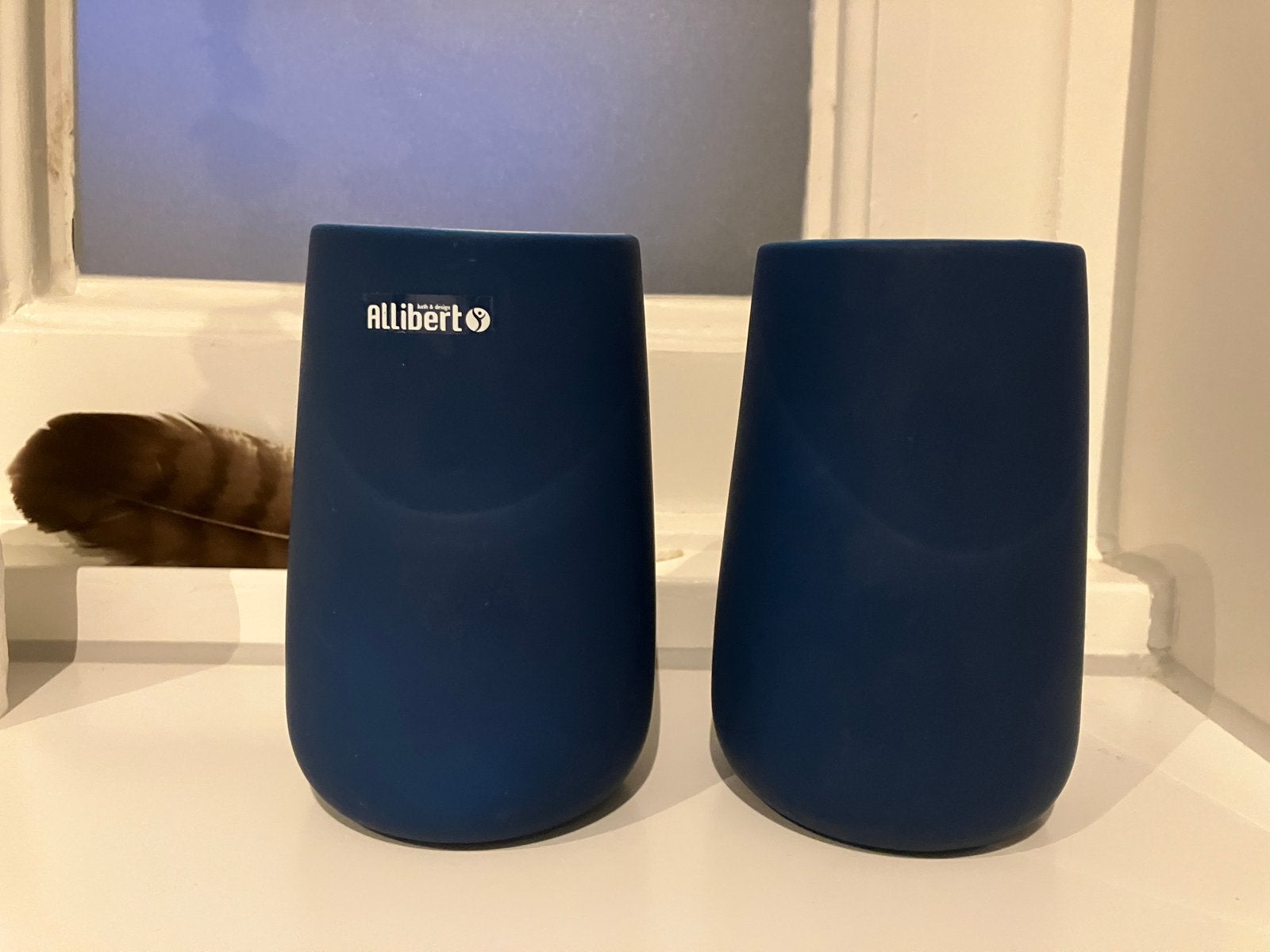 Allibert Bad & Design blauwe opbergers badkamer accessoire, Blauw, Overige merken, Overige typen, Ophalen of Verzenden
