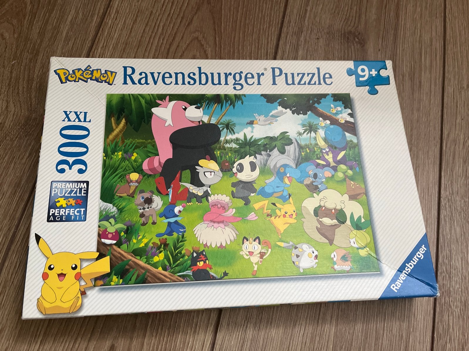 Pokémon Ravensburger Legpuzzel 300 XXL stukjes, Hobby en Vrije tijd, Ophalen of Verzenden, Minder dan 500 stukjes, Zo goed als nieuw