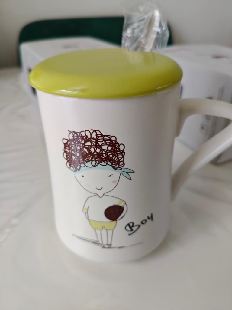 Stijlvolle Koffiemok/Theebekr van THELOVEORME, Ophalen, Keramiek, Nieuw, Overige stijlen