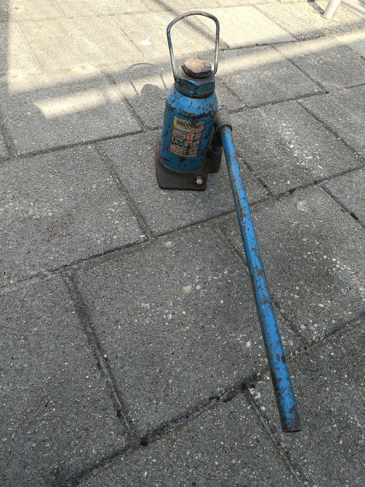 Robuuste potkrik - Ideaal voor zware klussen, Auto diversen, Krikken, Ophalen, Gebruikt, Hydraulisch, Potkrik