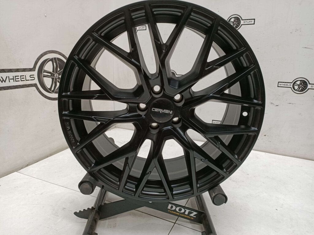 Carmani lichtmetaal velgen 18"inch 5x100 VW  Golf 4 T-coss, Ophalen, Gebruikt, 18 inch, Velg(en)