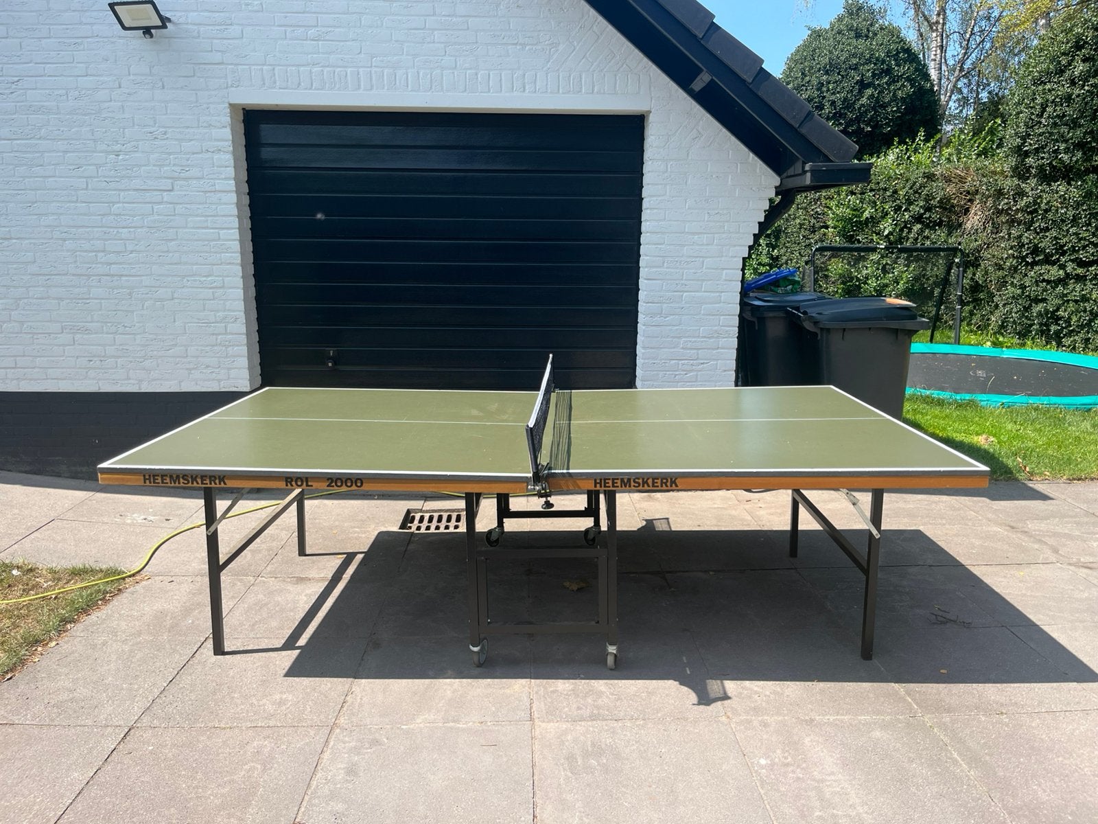 Heemskerk rol 2000 tafeltennis tafel, Ophalen, Gebruikt, Tafel Indoor