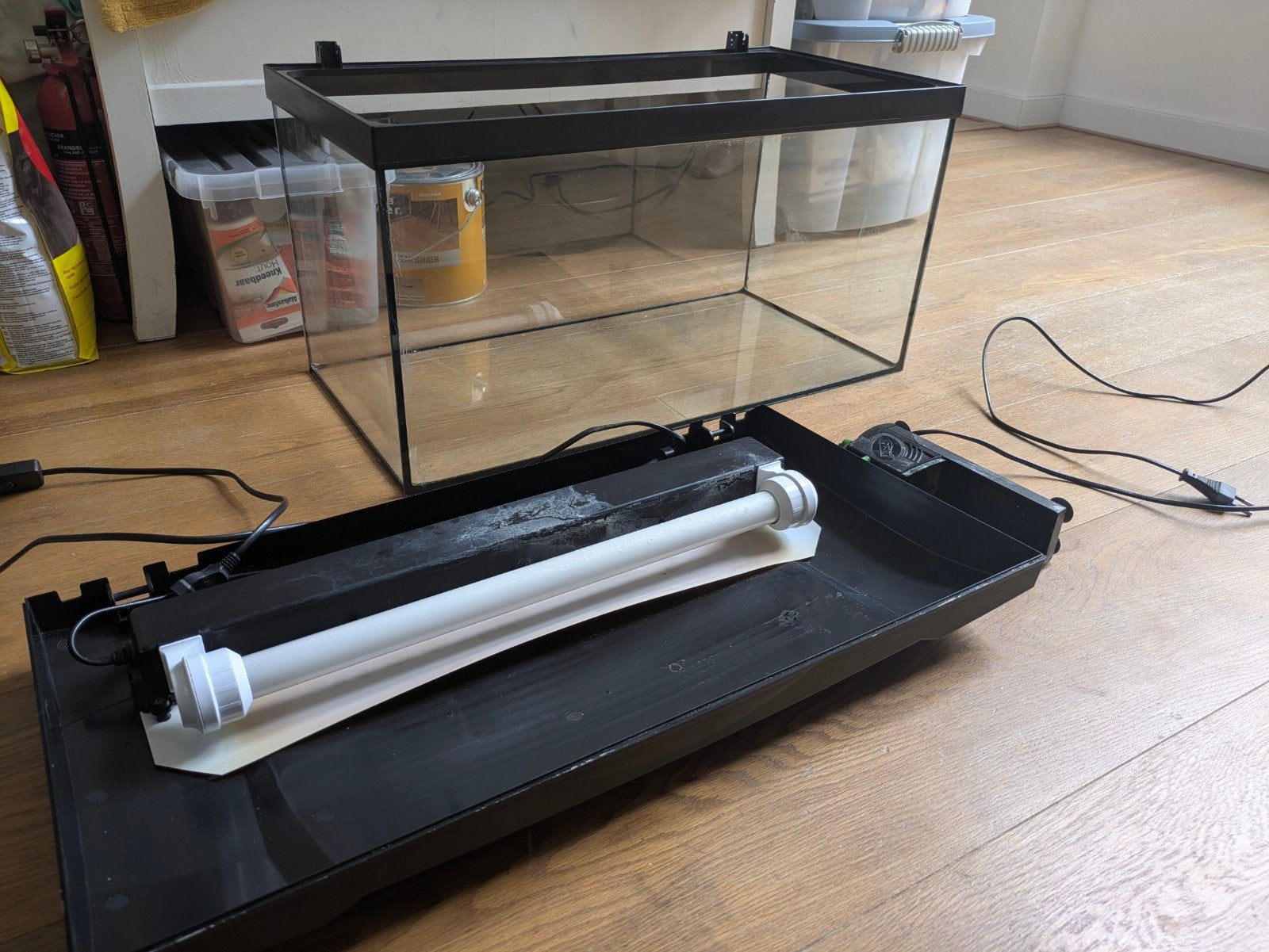 Aquarium 60 cm x 30 cm x 30 cm, Dieren en Toebehoren, Vissen | Aquaria en Toebehoren, Ophalen, Leeg aquarium