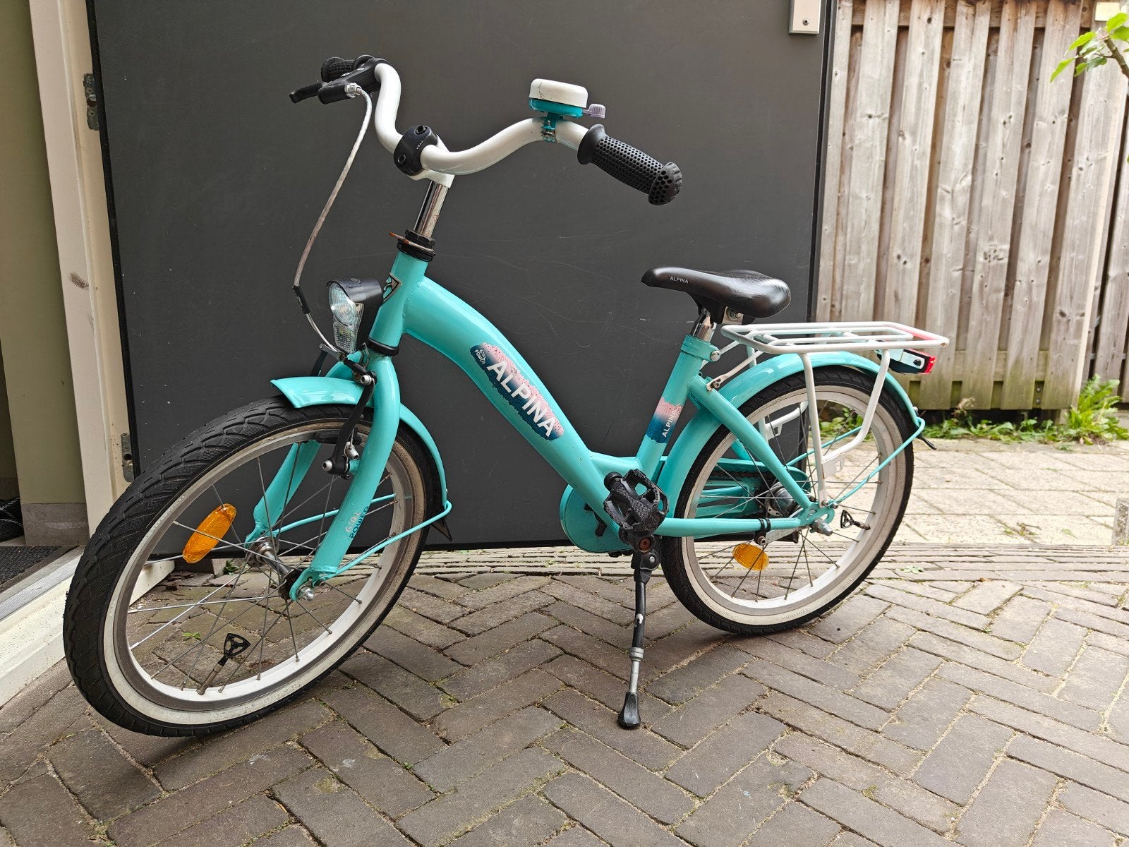 Alpina Girlpower meisjesfiets 18 inch, Fietsen en Brommers, Ophalen, Terugtraprem, Alpina Girlpower, 18 inch