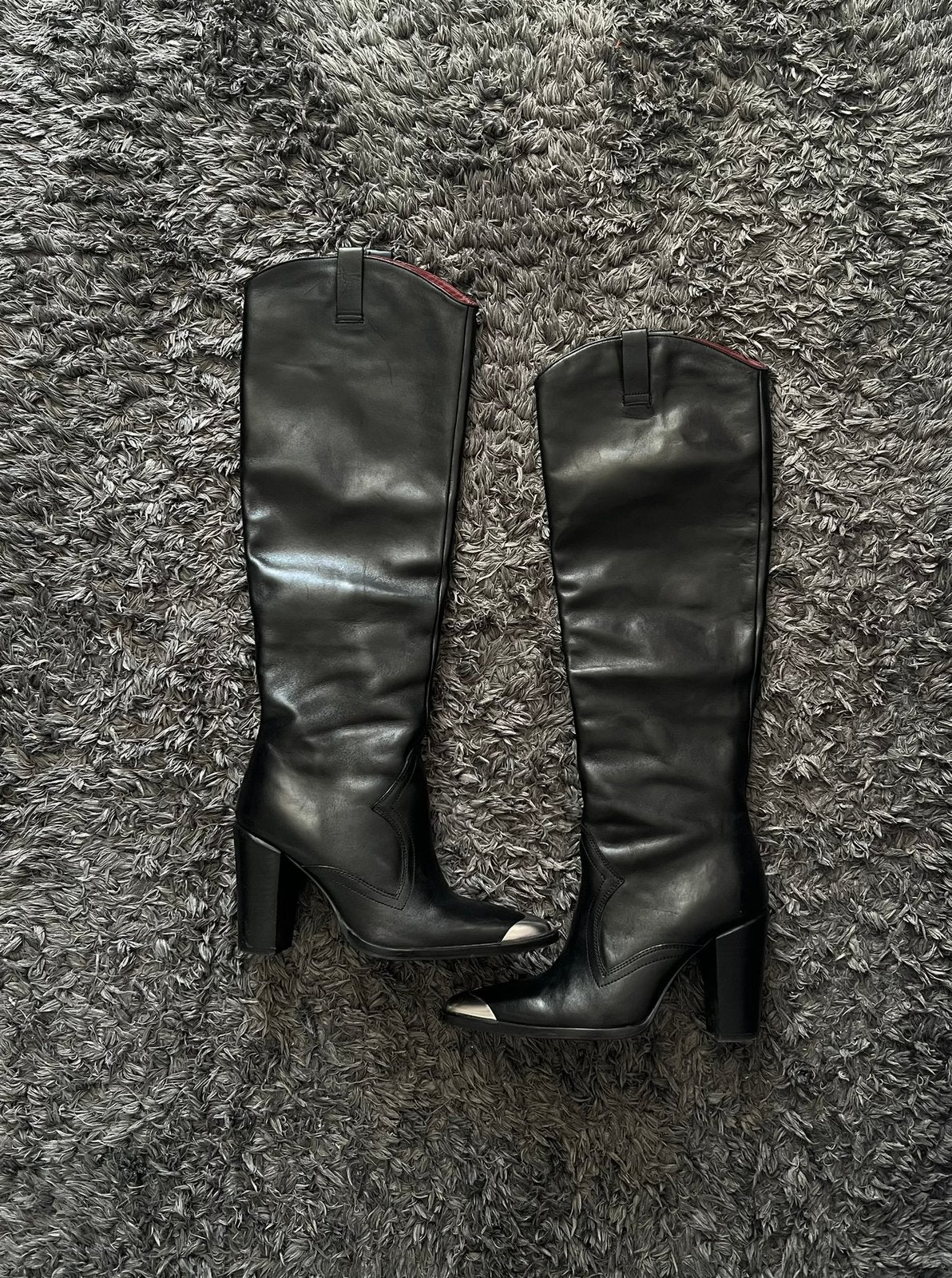 Bronx Leather Boots, Hoge laarzen, Zwart, Ophalen of Verzenden, Zo goed als nieuw