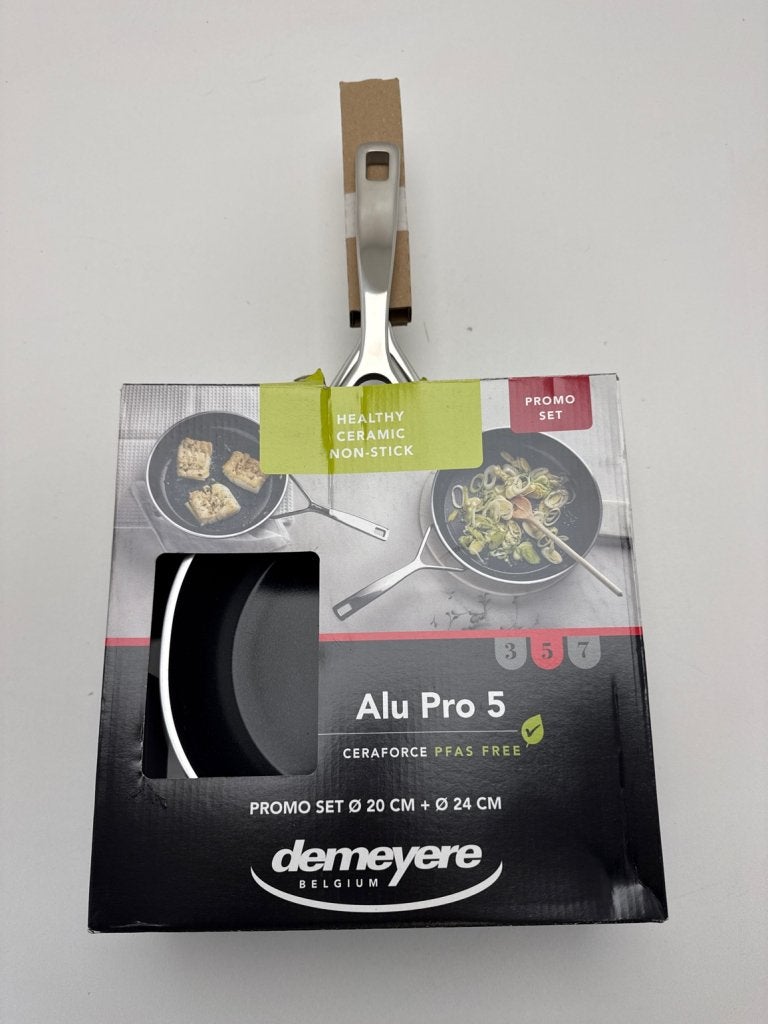 Demeyere Alu Pro 5 CeraForce set 20+24cm - Niet rond, Info@mystore.nl, Koekenpan, Demeyere, Antiaanbaklaag