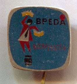 Breda bierfestival blik speldje ( N_174a ), Verzenden, Zo goed als nieuw, Merk, Speldje of Pin