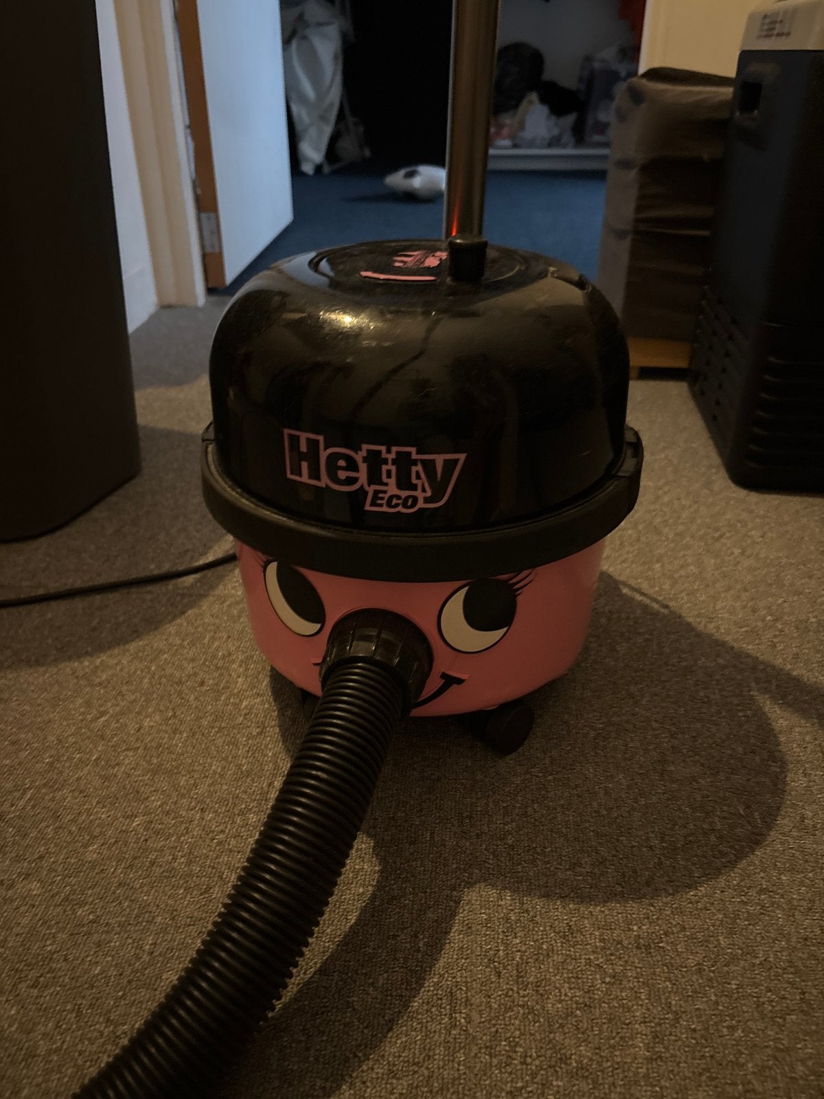 Hetty Eco Stofzuiger - Roze en Zwart, Stofzak, Gebruikt, Numatic, Ophalen of Verzenden