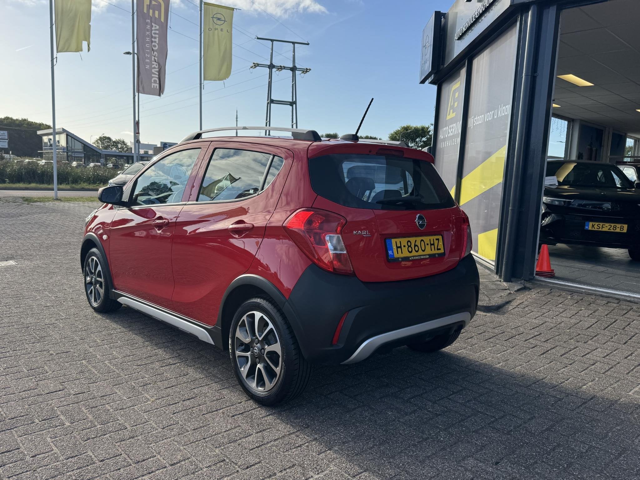 Opel KARL 1.0 Rocks Online Edition Prachtige automaat - gehe, Auto's, Stof, Gebruikt, Bedrijf, Geïmporteerd