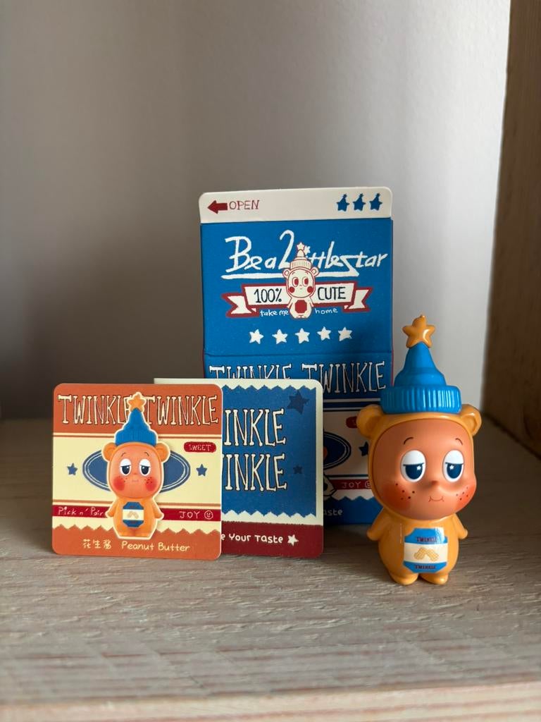 Pop Mart Twinkle Twinkle create your taste Peanut Butter, Ophalen of Verzenden, Nieuw