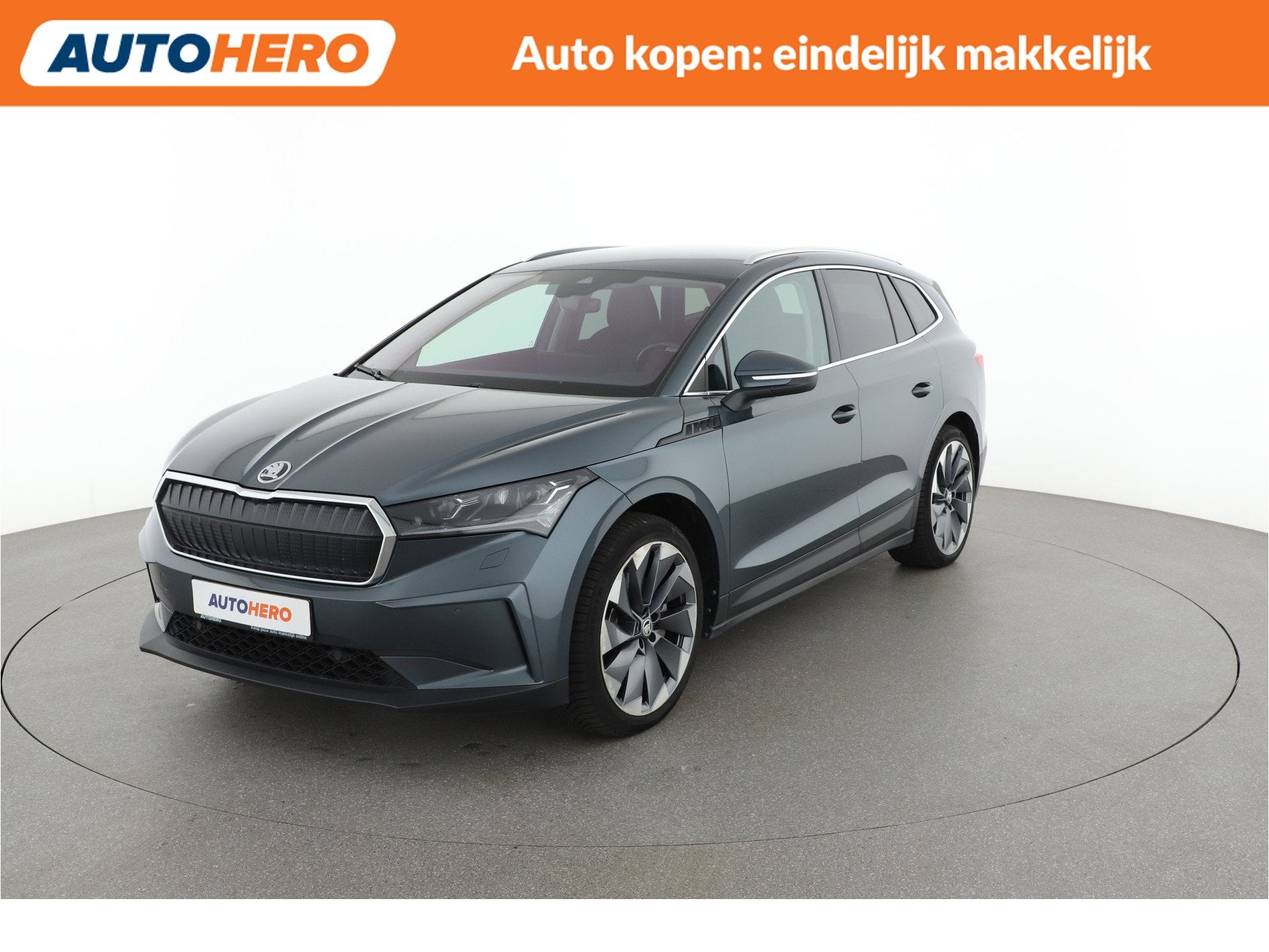 Skoda Enyaq iV 80 First Edition |AZ00082| (bj 2021), Auto's, Automaat, Achterwielaandrijving, Gebruikt, Met garantie (alle)