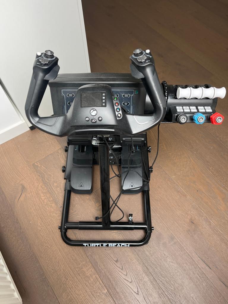Turtle Beach Flight Simulator Stuur met Pedalen, Spelcomputers en Games, Ophalen, Overige merken, Gebruikt