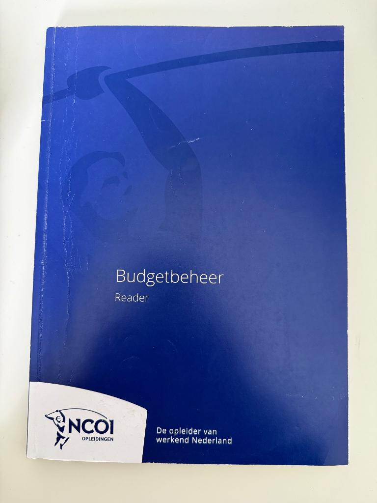 Budgetbeheer/reader, Boeken, Ophalen of Verzenden, Alpha, Zo goed als nieuw, HBO