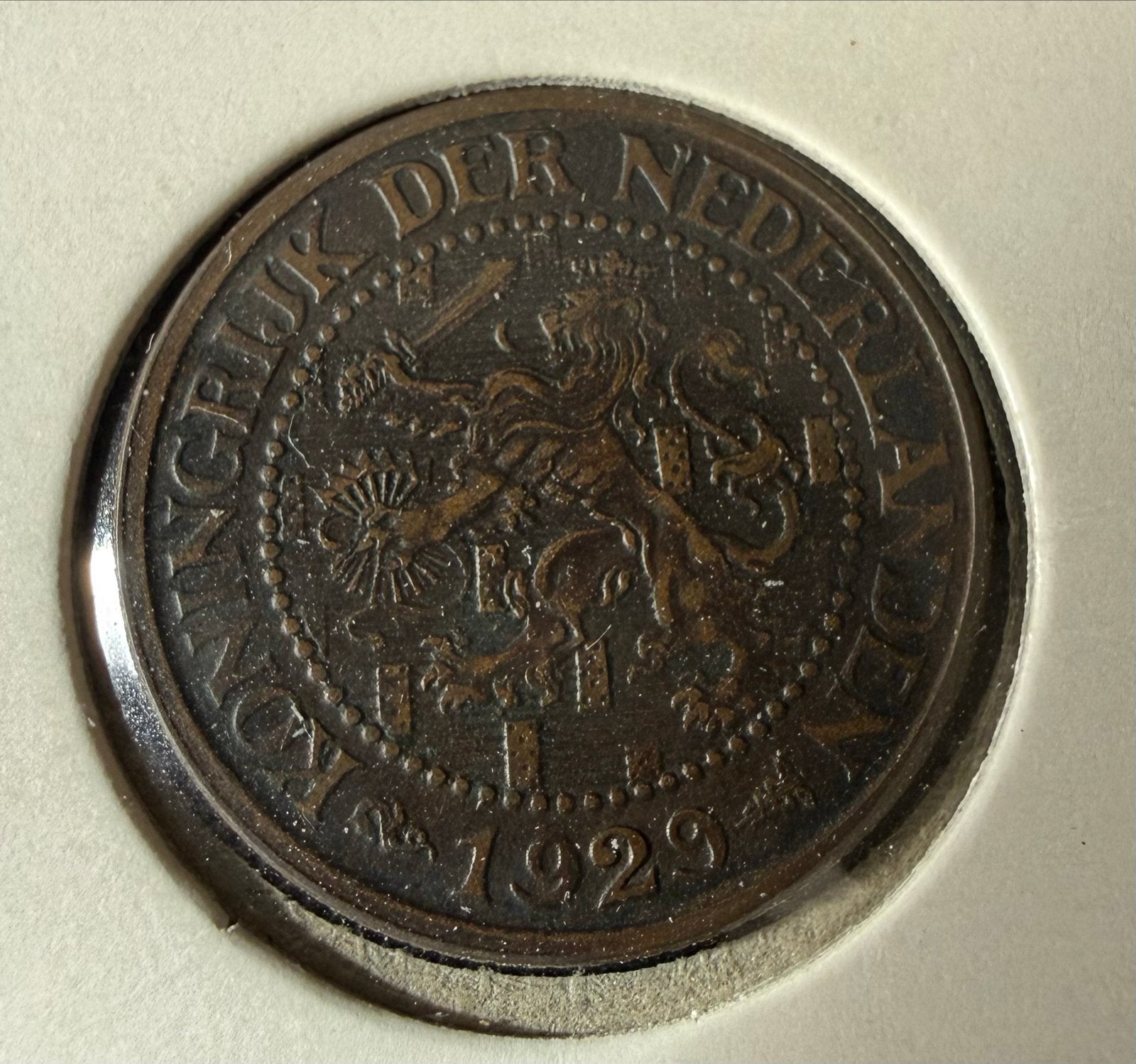 2 1/2 Cent Nederland 1929 Koningin Wilhelmina, Verzenden, Koningin Wilhelmina, Overige waardes, Losse munt