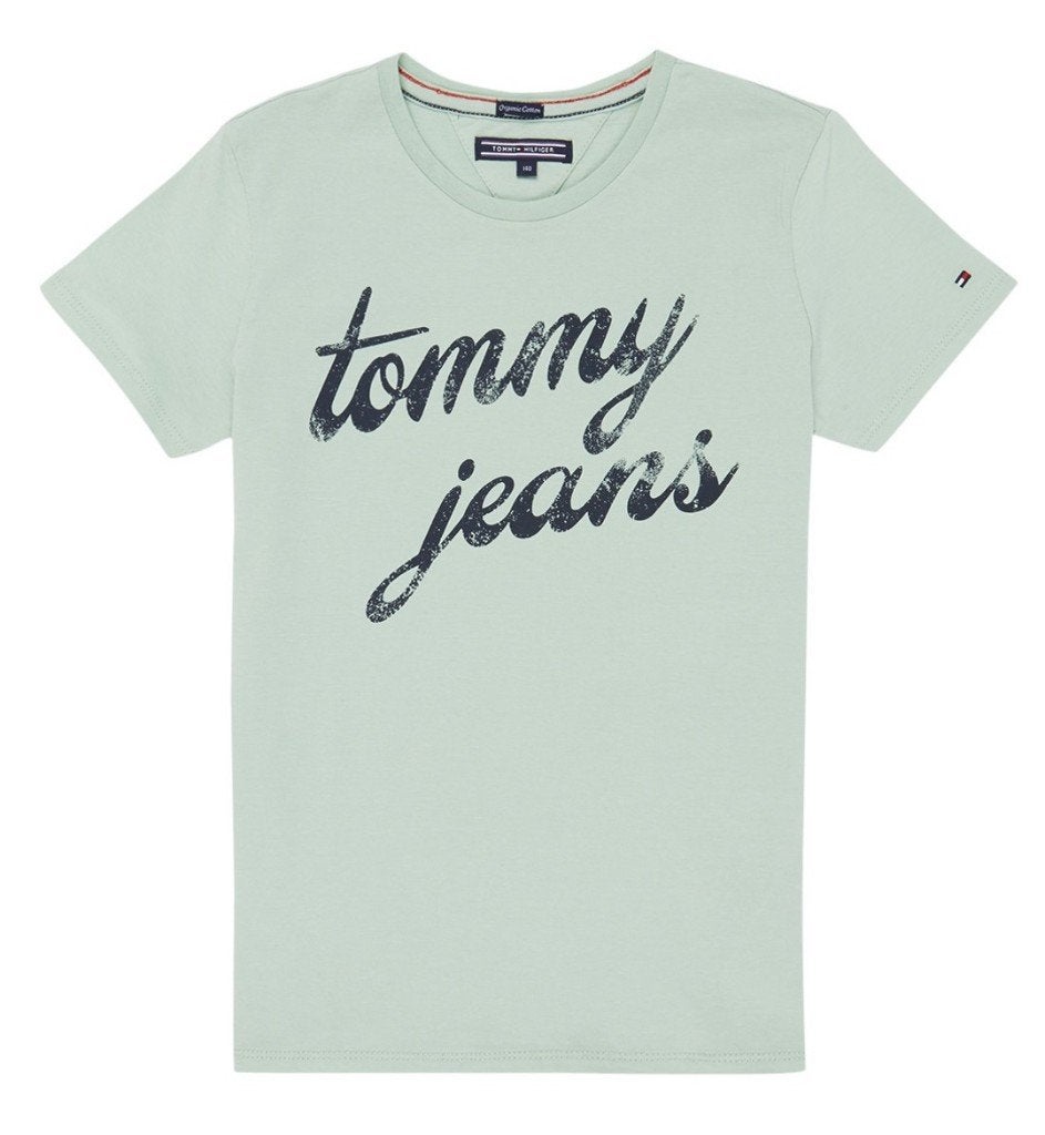 Tommy Hilfiger Ame t-shirt shirt top polo mint kleur 164, Kinderen en Baby's, Meisje, Nieuw, Ophalen of Verzenden, Tommy Hilfiger