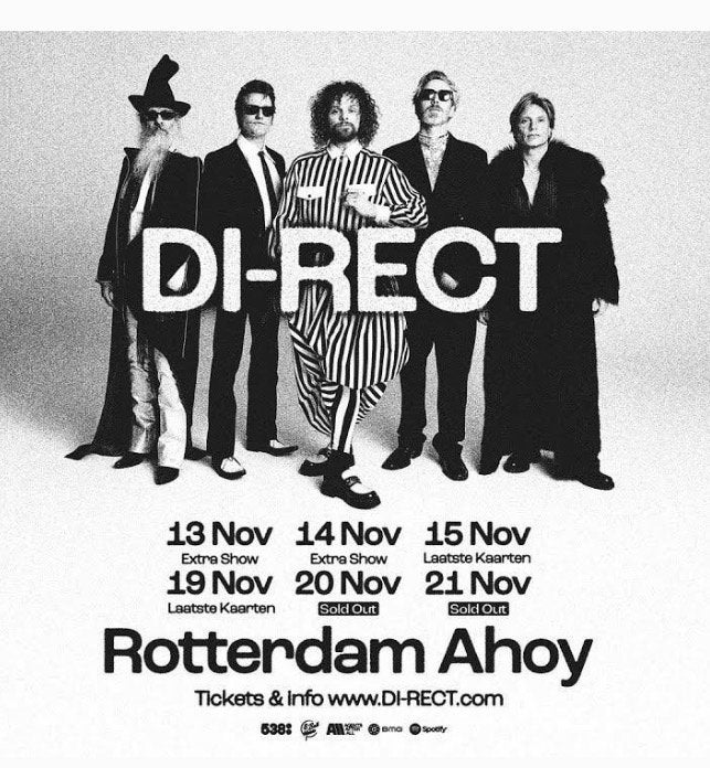 2X DIRECT - Rotterdam Ahoy Zondag 15 nov 2026 20:00, Tickets en Kaartjes, Twee personen, November