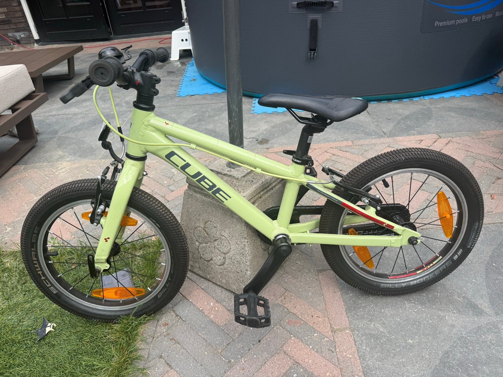 Cube Cubie 160 Kinderfiets - Zo goed als nieuw, Ophalen, Zo goed als nieuw, Velgrem, 16 tot 20 inch