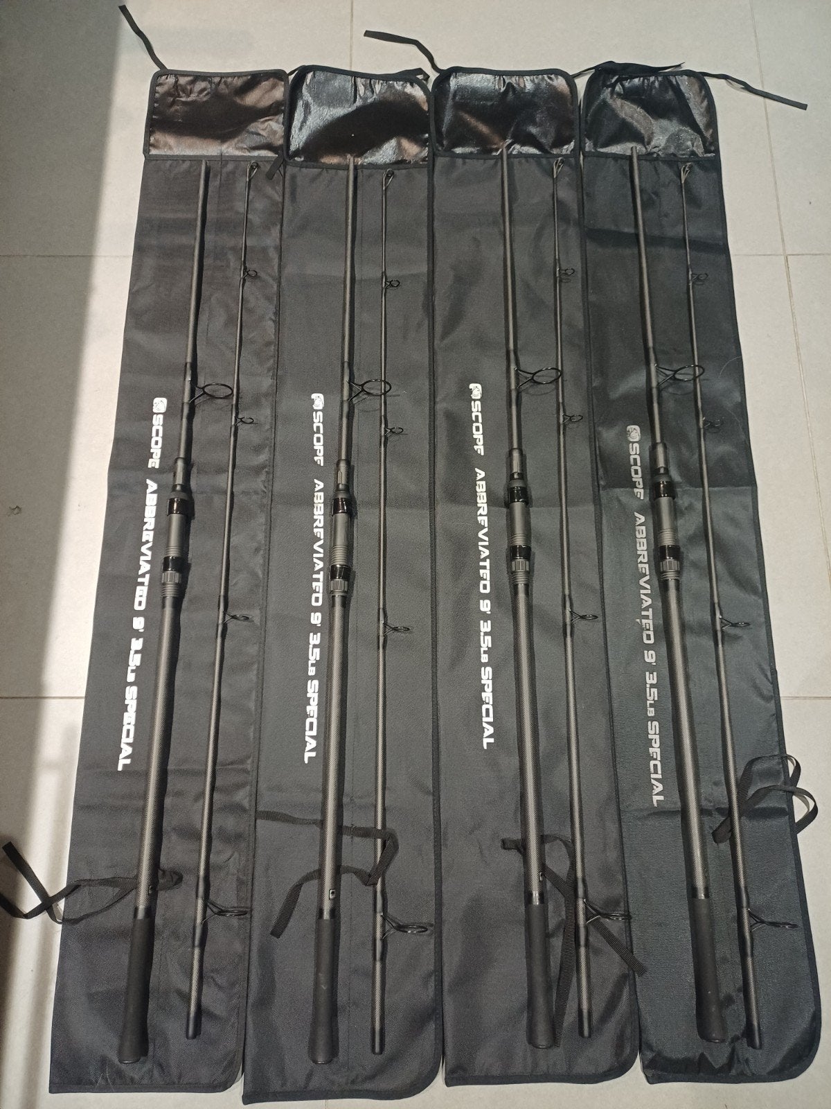 4x nash scope mk2 9ft 3.5lbs, Ophalen, Zo goed als nieuw, Overige typen