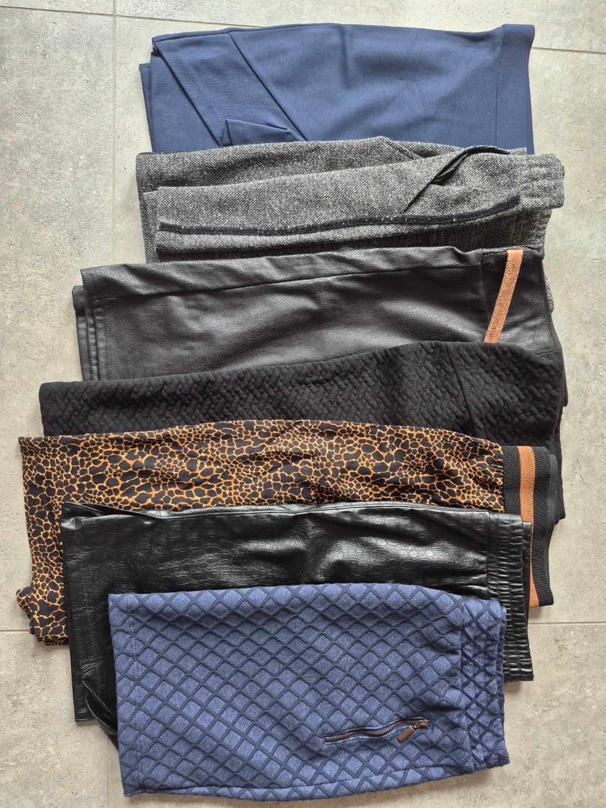 Pakket 7 korte rokken maat L/XL o.a. Geisha, Esprit, Ophalen of Verzenden, Zo goed als nieuw, Maat 46/48 (XL) of groter