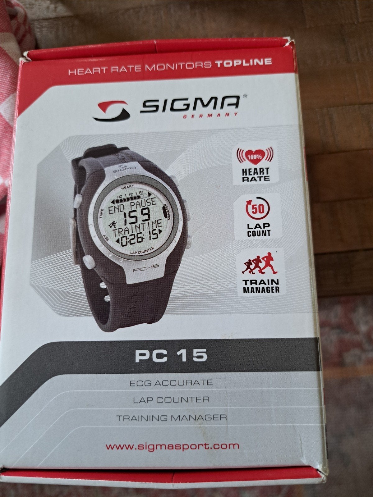 Sigma PC 15 Hartslagmeter - Nieuw in doos, Sport en Fitness, Ophalen of Verzenden, Nieuw, Sigma