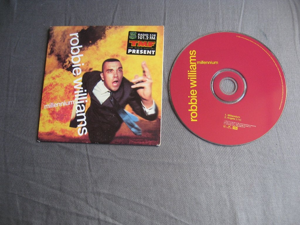 Robbie Williams - 2x CD (Promo + Millennium, Ophalen of Verzenden, Zo goed als nieuw