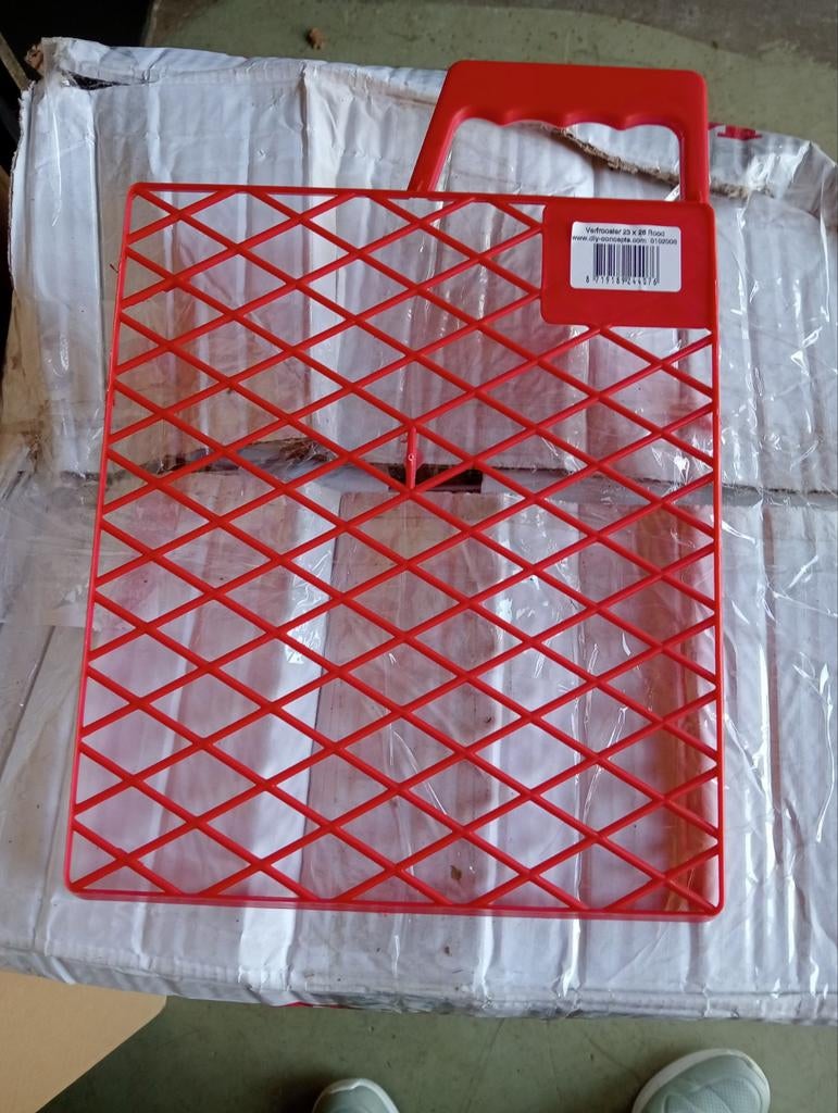 Verfrooster 23 x 28 Rood - Nieuw, Ophalen of Verzenden, Nieuw, Overige typen