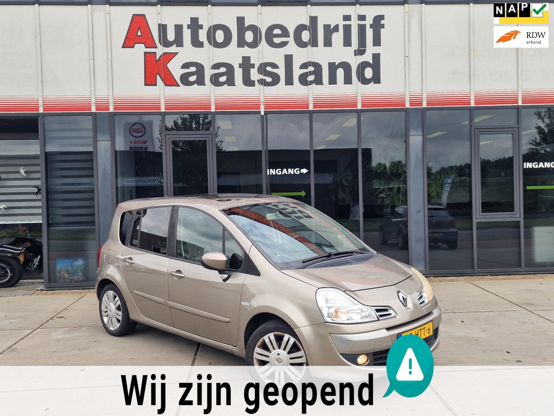 Renault Grand Modus 1.2 TCE Dynamique - Clima - Cruise - GOE, Auto's, Voorwielaandrijving, Gebruikt, Zwart, 4 cilinders