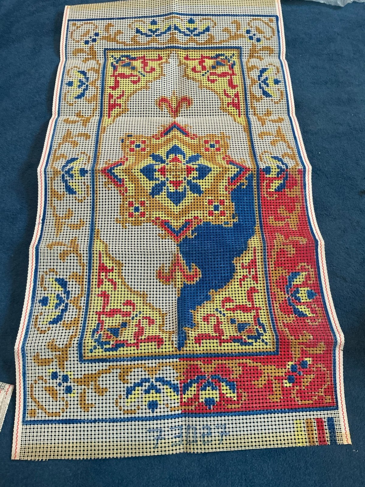 Stramien afbeelding 1 meter 25 bij 68 cm in 5 kleuren, Ophalen of Verzenden, Nieuw, Handborduren, Onderdeel of Toebehoren