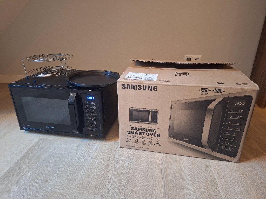 Samsung combimagnetron, Witgoed en Apparatuur, Magnetrons, Ophalen, Combimagnetron, Hete lucht, Zo goed als nieuw