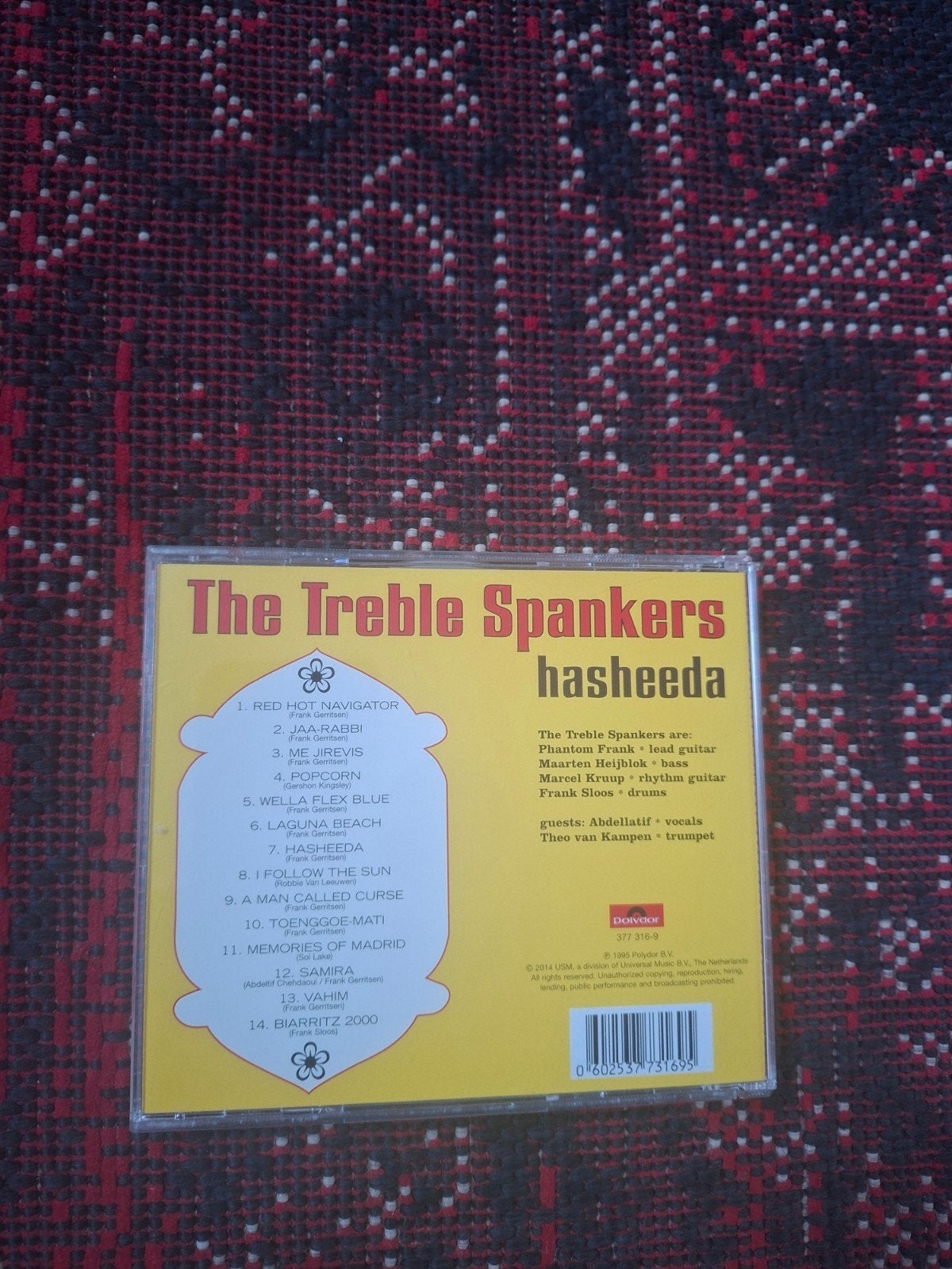 CD The Treble Spankers  -  Hasheeda, Ophalen
