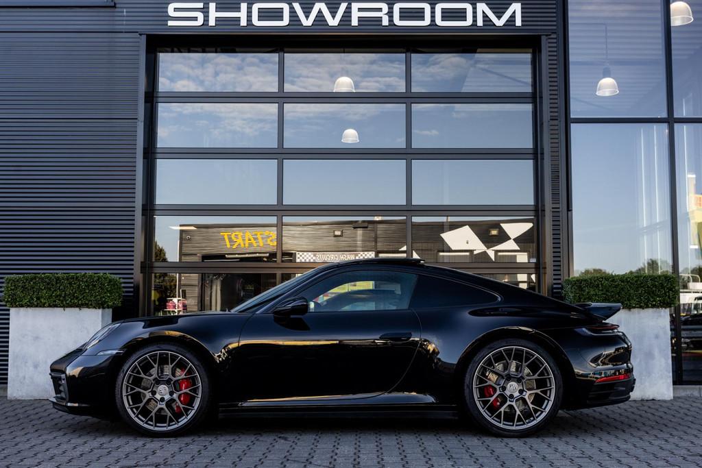 Porsche 911 992 3.0 Carrera 4 S, 450pk NL, Glasdak, 14-Wegst, Auto's, Porsche, Automaat, Gebruikt, 4 stoelen, Zwart