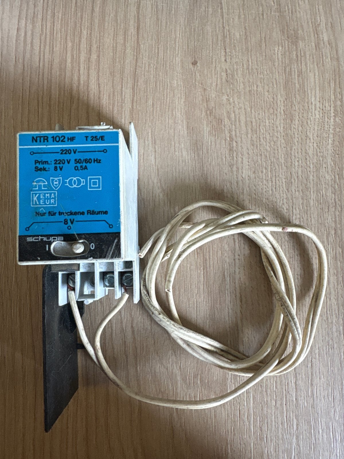 Beltrafo NTR 102 HF T 25/E Trafo - 220V naar 8V, Ophalen of Verzenden, Gebruikt, Overige merken, Overige typen