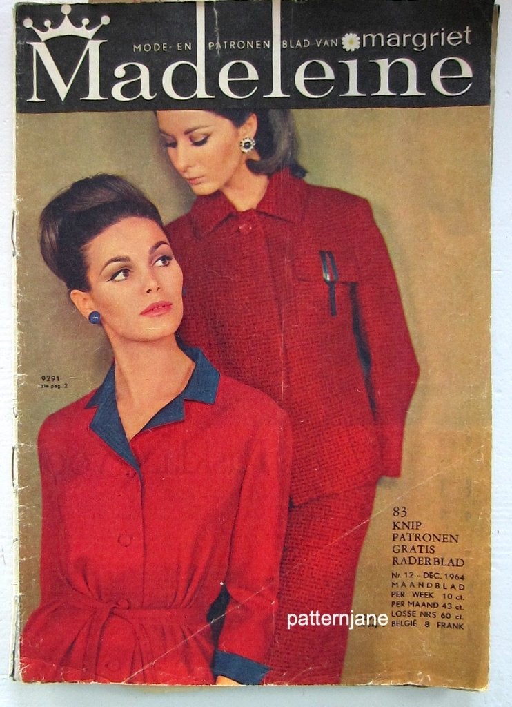 2 x Madeleine - december-nummers 1964 en 1966 VINTAGE, Overige merken, Verzenden, Vrouw, Overige typen