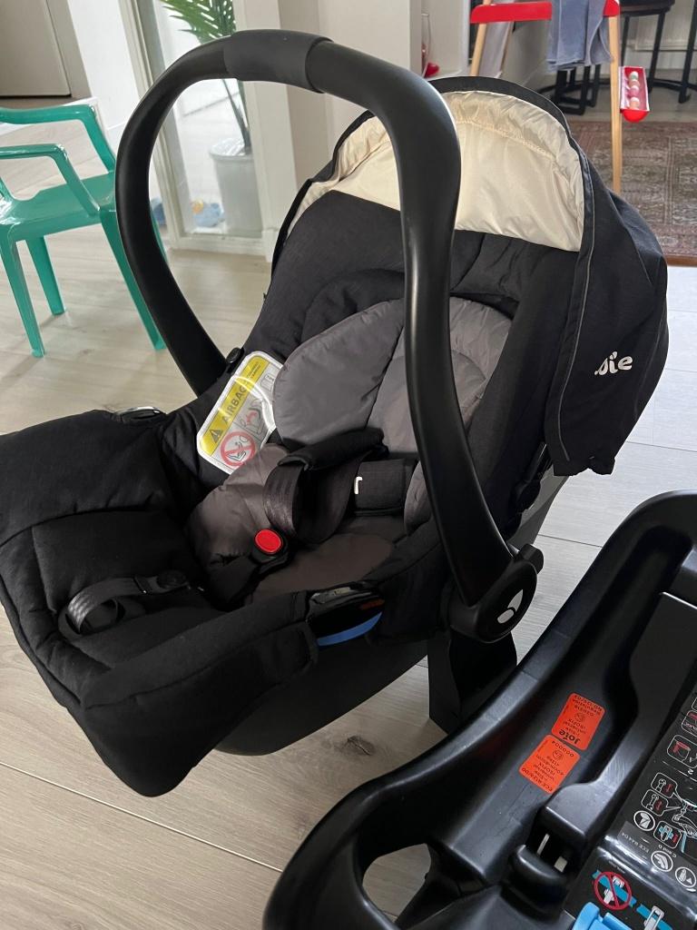 Joie i-Gemm baby autostoeltje incl isofix base, Autogordel of Isofix, Ophalen of Verzenden, Zo goed als nieuw, 0 t/m 13 kg