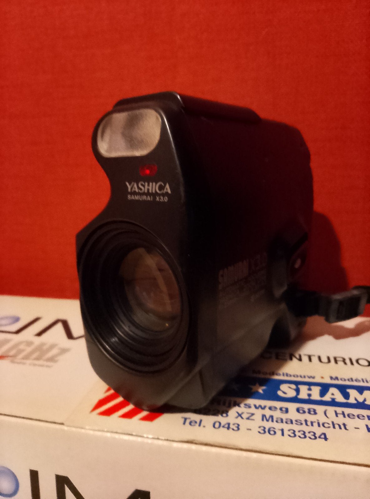 Werkende Yashica Samurai X3.0 | Unieke 35mm Half-Frame SLR, Ophalen of Verzenden, Gebruikt, Spiegelreflex, Overige Merken
