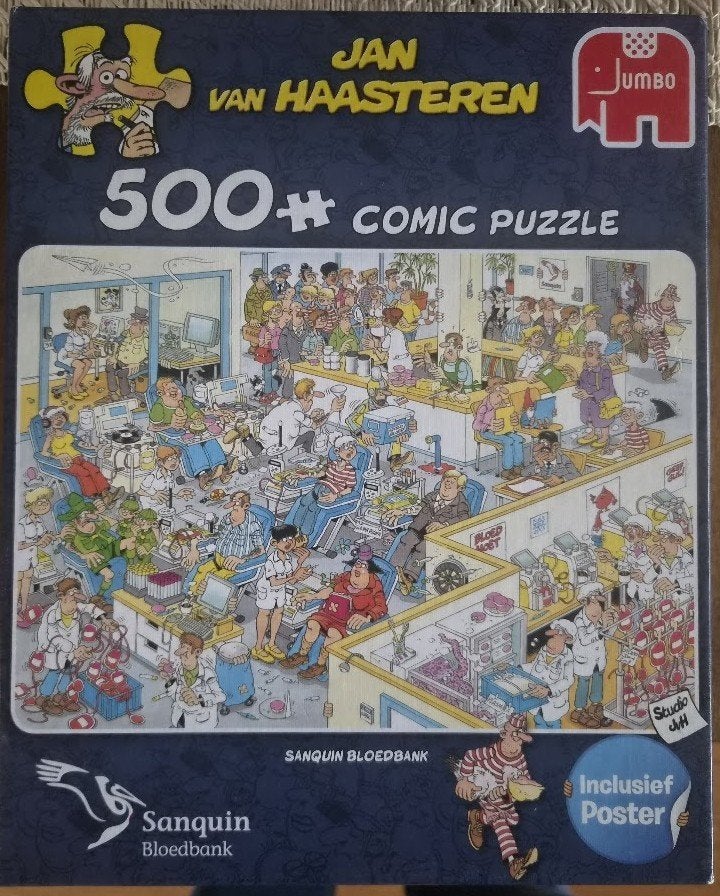van Haasteren Puzzel 500 st, Ophalen of Verzenden, 500 t/m 1500 stukjes, Zo goed als nieuw, Legpuzzel